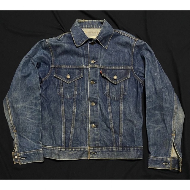 最高級色落ちアメリカ製Vintage ビンテージLevi’sリーバイスGジャン