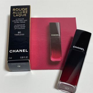 シャネル(CHANEL)のシャネル❤️ルージュアリュールラックプレステージ　80タイムレス　サンプル(リップグロス)