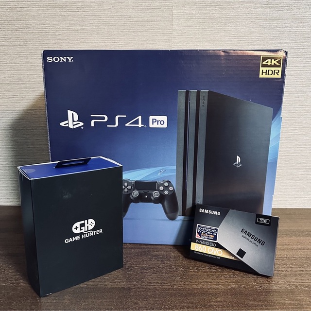 PlayStation4 Pro 本体 CUH-7200BB01 SSD換装済