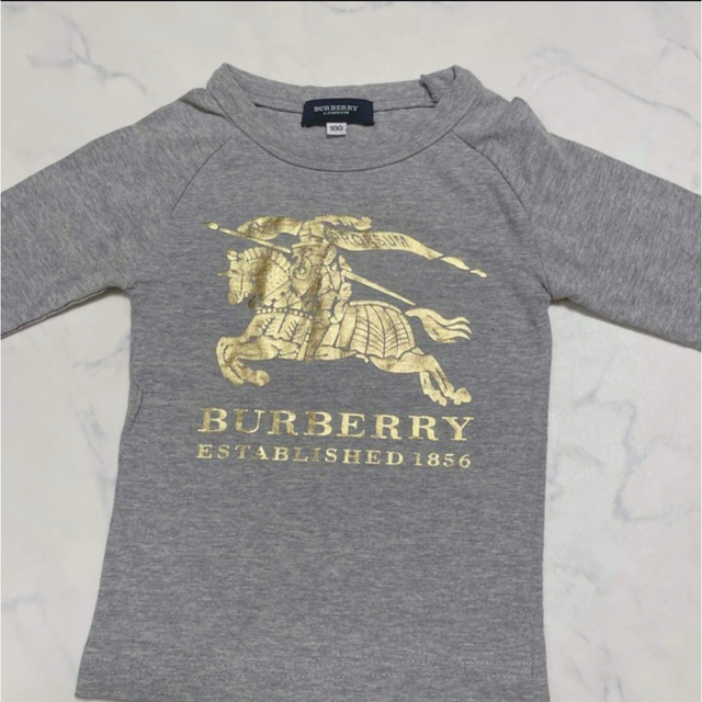 BURBERRY(バーバリー)のBURBERRY 100 ロンT ベビー キッズ カットソー  キッズ/ベビー/マタニティのキッズ服男の子用(90cm~)(Tシャツ/カットソー)の商品写真