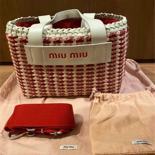 miumiu - miumiu かごバッグの通販 by みこ's shop｜ミュウミュウ ...