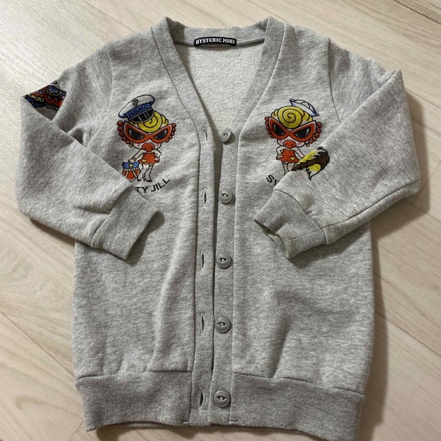 HYSTERIC MINI(ヒステリックミニ)のヒステリックミニ タトゥー  90 カーディガン キッズ/ベビー/マタニティのキッズ服男の子用(90cm~)(ジャケット/上着)の商品写真