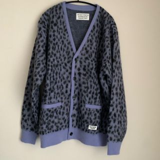 ワコマリア(WACKO MARIA)のWACKO MARIA LEOPARD MOHAIR CARDIGAN L(カーディガン)