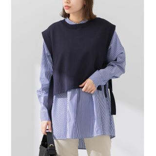 サニーレーベル(Sonny Label)の❣専用❣ニットベストフレアシャツレイヤードセット(シャツ/ブラウス(長袖/七分))