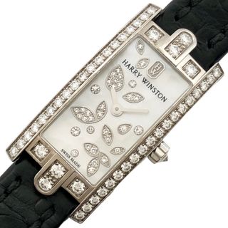 ハリーウィンストン(HARRY WINSTON)の　ハリーウィンストン HARRY WINSTON アヴェニューCミニ リリークラスター AVCQHM16WW049 シルバー K18ホワイトゴールド 750WG クオーツ レディース 腕時計(腕時計)