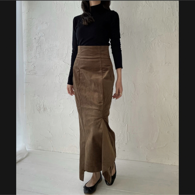 erme Corduroy mermaid skirt