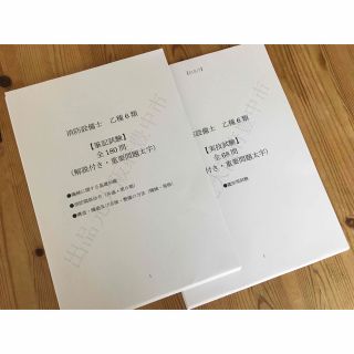 ★消防設備士乙種６類（乙６）過去問復元／類似問題集全２４８問（おまけ含む）(資格/検定)