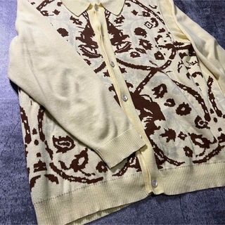 TTT_MSW - TTT_MSW 21ss Persia knit polo shirt Lサイズの通販 by