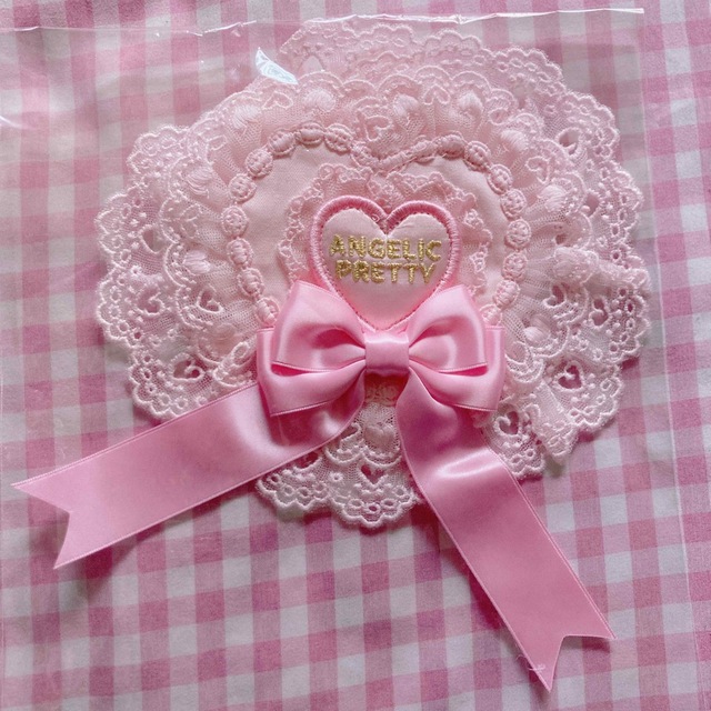Angelic Pretty Lovely Heartクリップブローチ ピンク