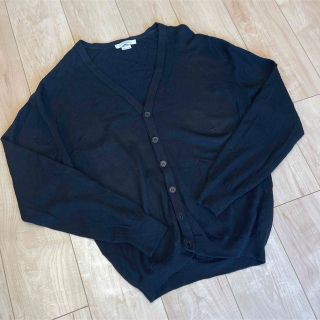 ジョンスメドレー(JOHN SMEDLEY)のジョンスメドレー　カーディガン　S ブラック(カーディガン)