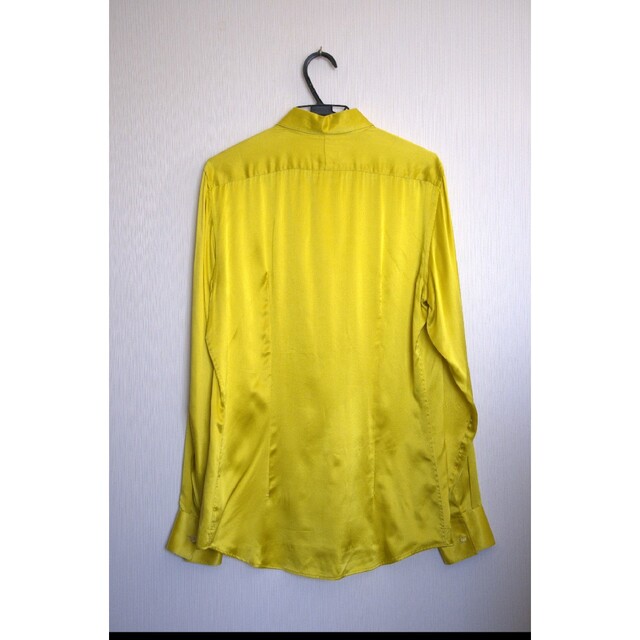 prada yellow silk shirt シルクシャツ mbc.com.ge