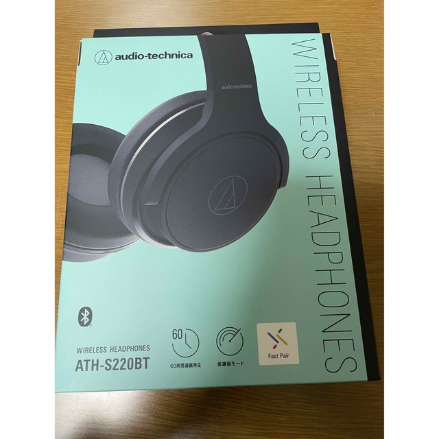 audio-technica(オーディオテクニカ)のaudio-technica ワイヤレスヘッドホン ATH-S220BT BK スマホ/家電/カメラのオーディオ機器(ヘッドフォン/イヤフォン)の商品写真