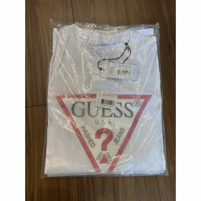 GUESS(ゲス)のGUESS ロンT ホワイト メンズのトップス(Tシャツ/カットソー(七分/長袖))の商品写真