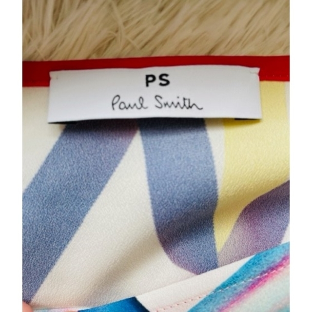 Paul Smith(ポールスミス)の【K様】新品タグ付き マルチカラー膝丈ワンピース 44L レディースのワンピース(ひざ丈ワンピース)の商品写真