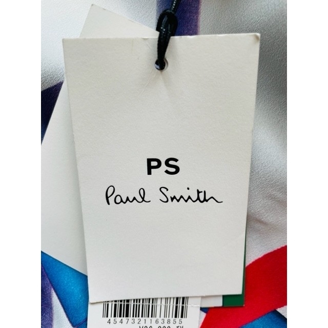 Paul Smith(ポールスミス)の【K様】新品タグ付き マルチカラー膝丈ワンピース 44L レディースのワンピース(ひざ丈ワンピース)の商品写真