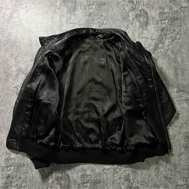 ECHT LEDER】希少 年代物 レザージャケット アメカジ 90s 革の ECHT LEDER】希少 年代物 レザージャケット アメカジ 90s 革の