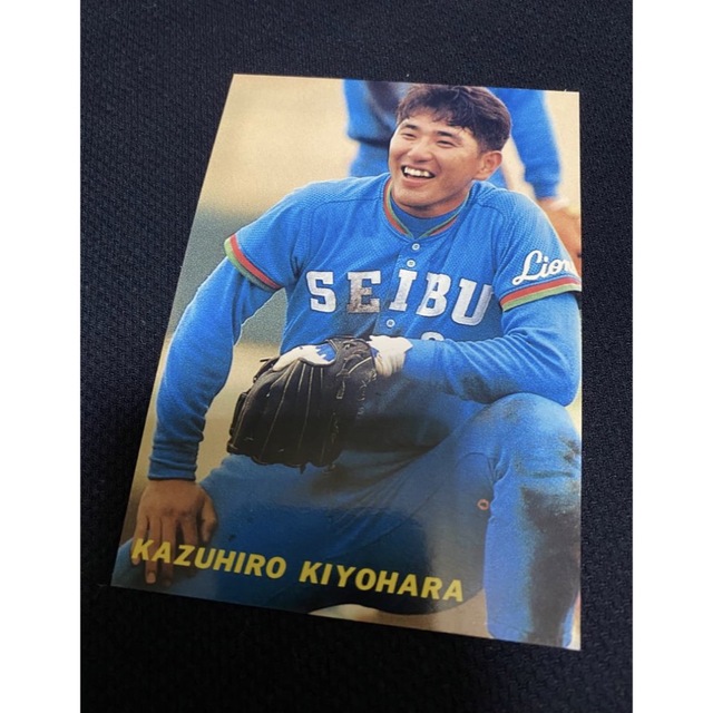激レア 1991 カルビー野球カード 当選品 ビックカード 清原和博 西武 | フリマアプリ ラクマ