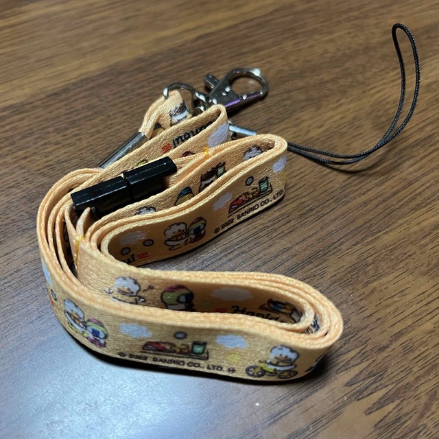 サンリオ(サンリオ)の未使用 はま寿司 あひるのペックルのネックストラップ はま寿司 はぴだんぶい エンタメ/ホビーのおもちゃ/ぬいぐるみ(キャラクターグッズ)の商品写真