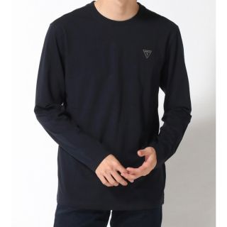 ゲス(GUESS)のGUESS ロンT ネイビー(Tシャツ/カットソー(七分/長袖))