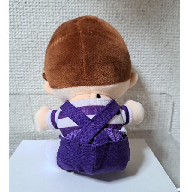 Johnny's(ジャニーズ)のちびぬい用のサロペット(紫) ハンドメイドのハンドメイド その他(その他)の商品写真