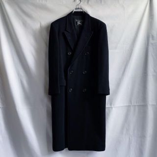 バーバリー(BURBERRY)の美品【Burberry】カシミヤ混 ウール ダブル チェスターコート(チェスターコート)