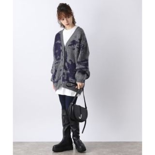 新品jeanasis5G foggyキモウVカーディガン