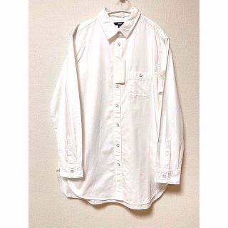 ユニクロ(UNIQLO)の★UNIQLO デニムロングシャツ Lサイズ 未使用(シャツ/ブラウス(長袖/七分))