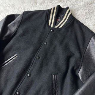 VAN Jacket - 【美品・激レア】VAN JACKET スタジャン 黒×黒 袖レザー