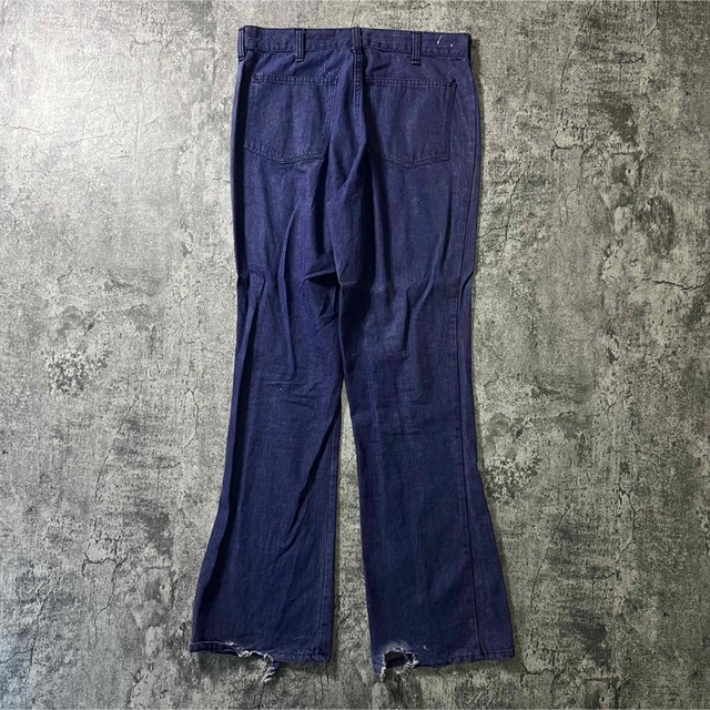 MILITARY - 【military】70s 希少 vintage 海軍 フレアパンツ 軍 MILITARY - 【military】70s 希少 vintage 海軍 フレアパンツ 軍