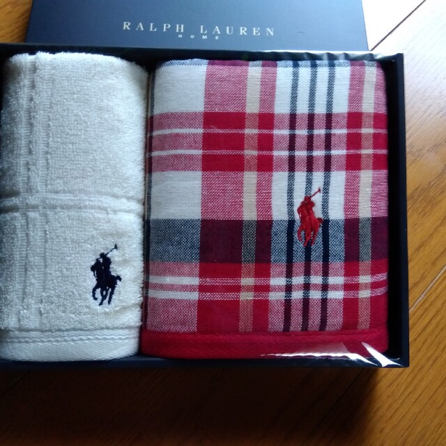 Ralph Lauren(ラルフローレン)のラルフローレンタオルセット!! インテリア/住まい/日用品の日用品/生活雑貨/旅行(タオル/バス用品)の商品写真