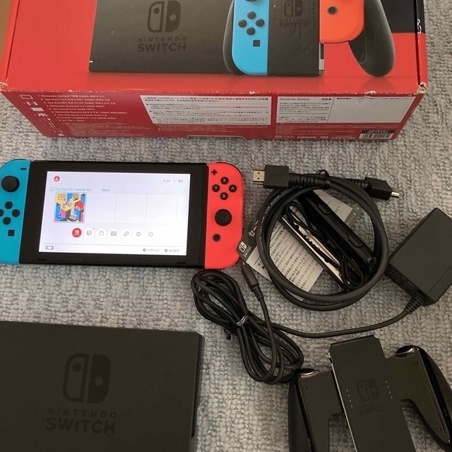 Nintendo Switch JOY-CON(L) (R)本体セット動作品
