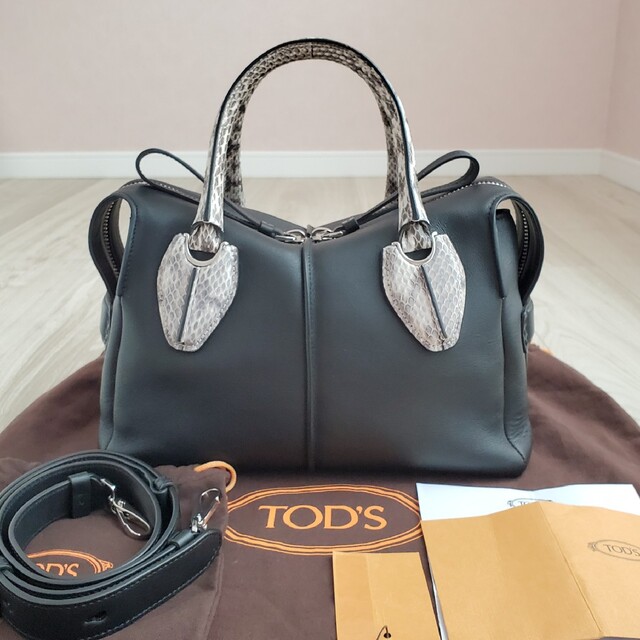 にこれとい 【希少】TOD’S トッズ レザー トート Dバッグ 2way ショルダー トッズ