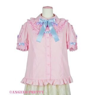Angelic Pretty - lovely チェック ブラウス ピンクの通販|ラクマ