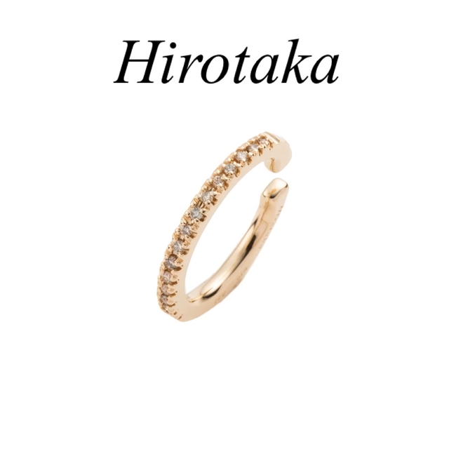 ヒロタカ Hirotaka K10 Gossamer ダイヤモンド イヤーカフ 売場