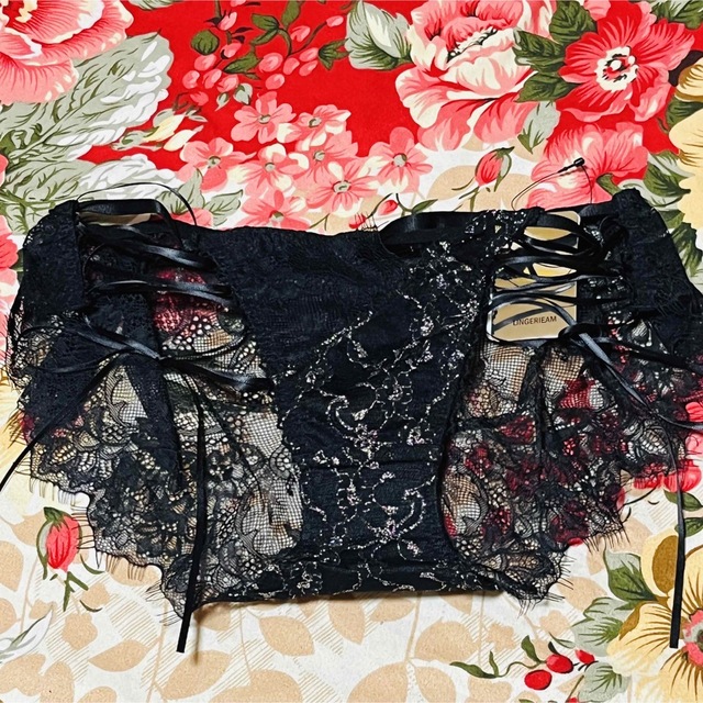 Ravijour(ラヴィジュール)のRavijour★LINGERIEAM★ブラショーツTバックパンツ下着チョーカー レディースの下着/アンダーウェア(ブラ&ショーツセット)の商品写真