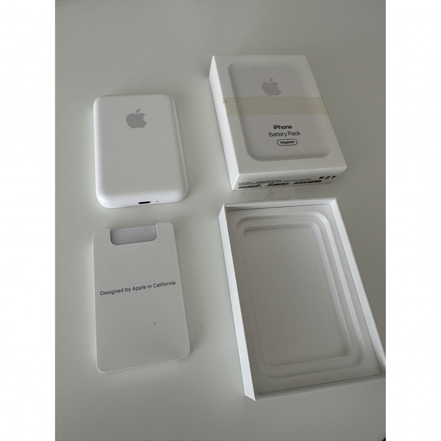 APPLE MagSafeバッテリーパック MJWY3ZA/Aの通販 by ミニshop|ラクマ