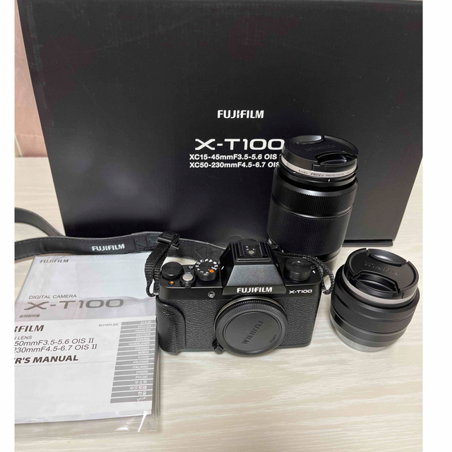 新品 未開封 フジフィルム X-T100 ダブルズーム