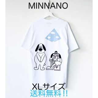 ワンエルディーケーセレクト(1LDK SELECT)の【MIN-NANO】UM DRIP TEE - WHITE XLサイズ(Tシャツ/カットソー(半袖/袖なし))