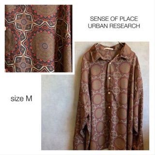 センスオブプレイスバイアーバンリサーチ(SENSE OF PLACE by URBAN RESEARCH)のSENSE OF PLACE 柄シャツ URBAN RESEARCH(シャツ/ブラウス(長袖/七分))