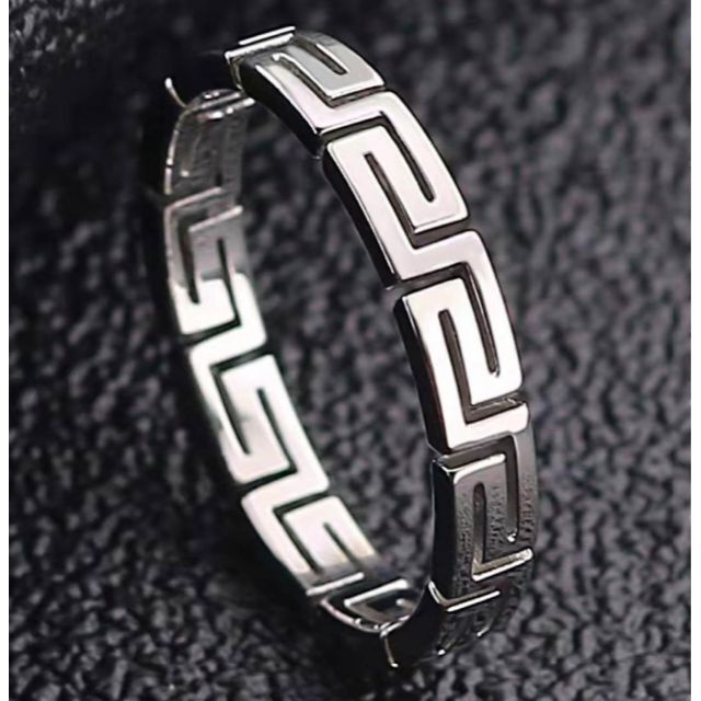 グレカ デザイン リング 指輪 シルバー 24号  ユニセックス  新品 メンズのアクセサリー(リング(指輪))の商品写真