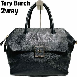 トリーバーチ(Tory Burch)のTory Burch 2wayショルダーバッグ ハンドバッグ ブラック(ショルダーバッグ)