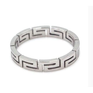 グレカ デザイン リング 指輪 シルバー 17号 ユニセックス 新品(リング(指輪))