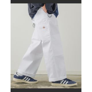 ディッキーズ(Dickies)のDickies ダブルニー ワークパンツ 白 28inch(ワークパンツ/カーゴパンツ)