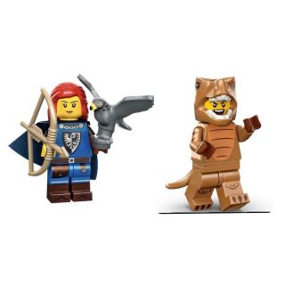 レゴ(Lego)のLEGO レゴ ミニフィギュアシリーズ24 鷹匠&恐竜 セット(その他)