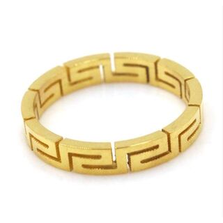グレカ デザイン リング 指輪 ゴールド 24号  ユニセックス  新品(リング(指輪))