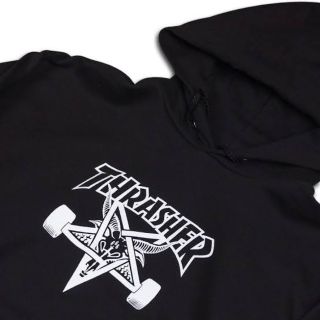 スラッシャー(THRASHER)の【 Black M 】THRASHER SKATEGOAT スラッシャーパーカー(パーカー)