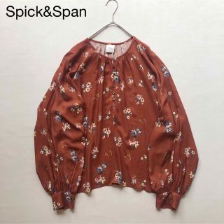 スピックアンドスパン シャツ/ブラウス(レディース/長袖)(花柄)の