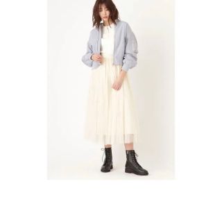 ジルスチュアート(JILLSTUART)のjillstuart チュールスカート(ロングスカート)