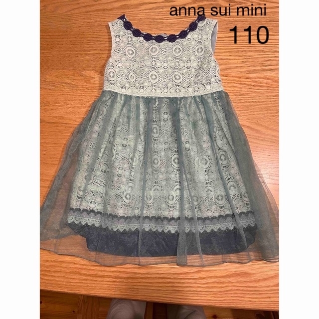 ANNA SUI mini(アナスイミニ)のanna sui mini  アナスイミニ　ワンピース　110 キッズ/ベビー/マタニティのキッズ服女の子用(90cm~)(ワンピース)の商品写真