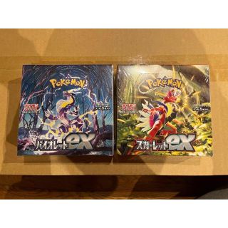 ポケモンカード バイオレットex スカーレットex シュリンク付き 1セット(Box/デッキ/パック)